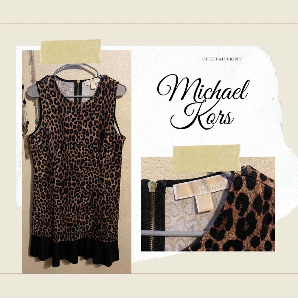 Michael Kors cheetah print dress